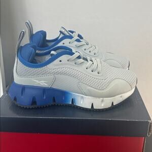 Reebok Zig Dynamica Kids Sneakers - Gray and Blue